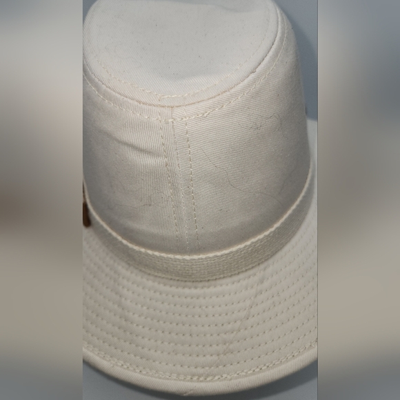Dorfman Pacific DPC Men's Cotton Twill Belted Safari Hat Size Small Cream. - Picture 10 of 10